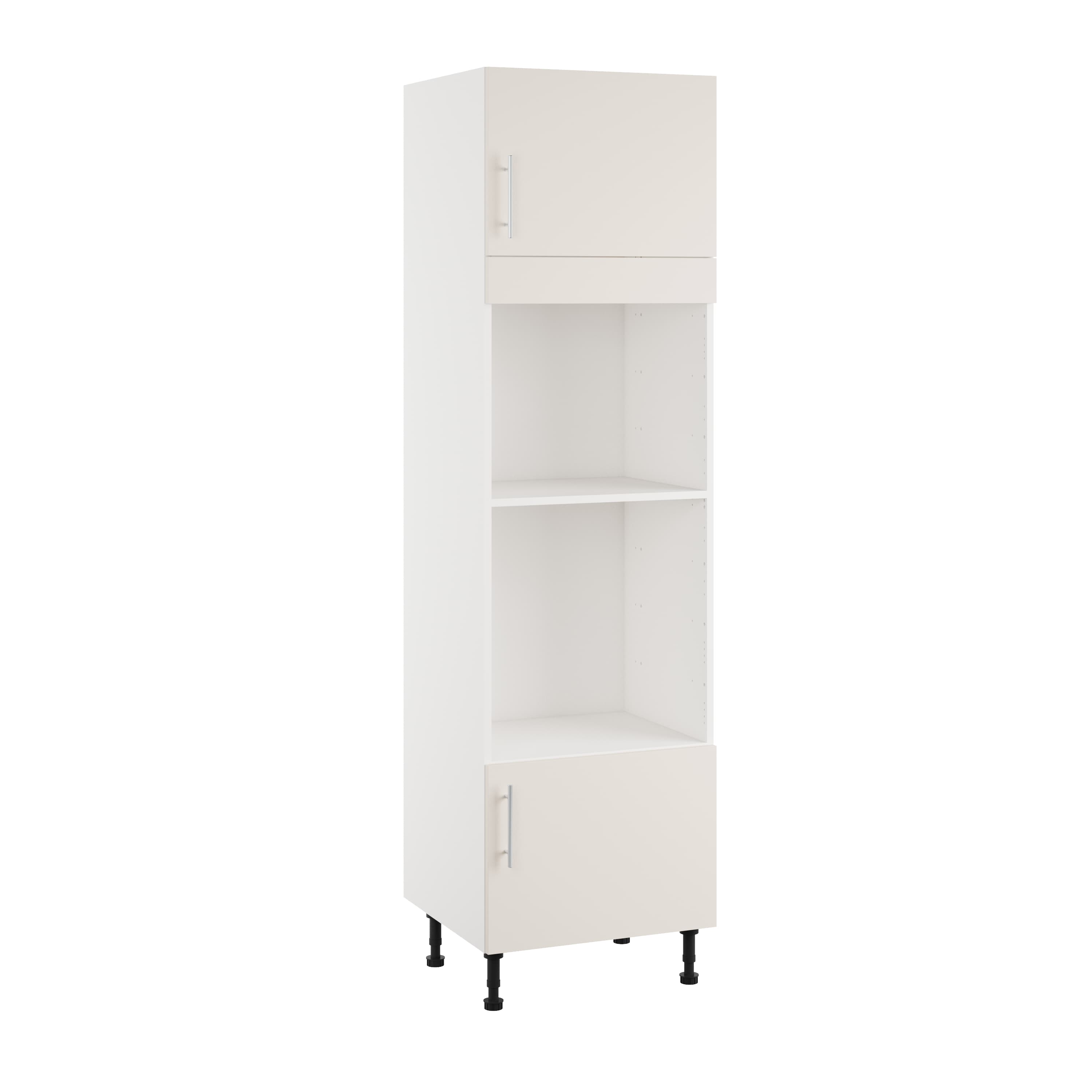Essence Cashmere Grey MFC Single Oven & Compact Tower Type C, 600mm