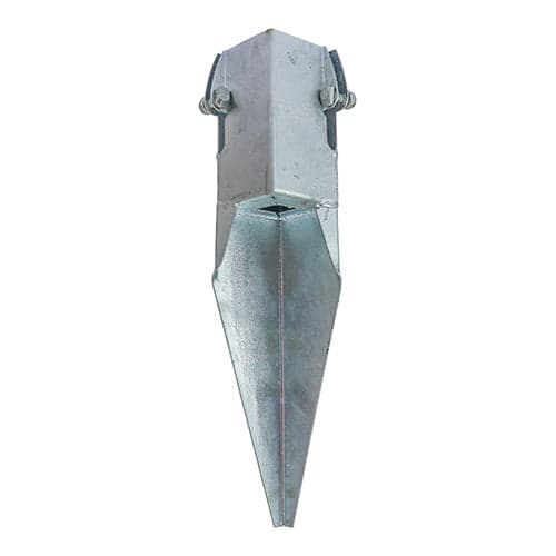 Fencing Post Repair Spike - Bolt Secure - Hot Dipped Galvanised (Pack of 10)