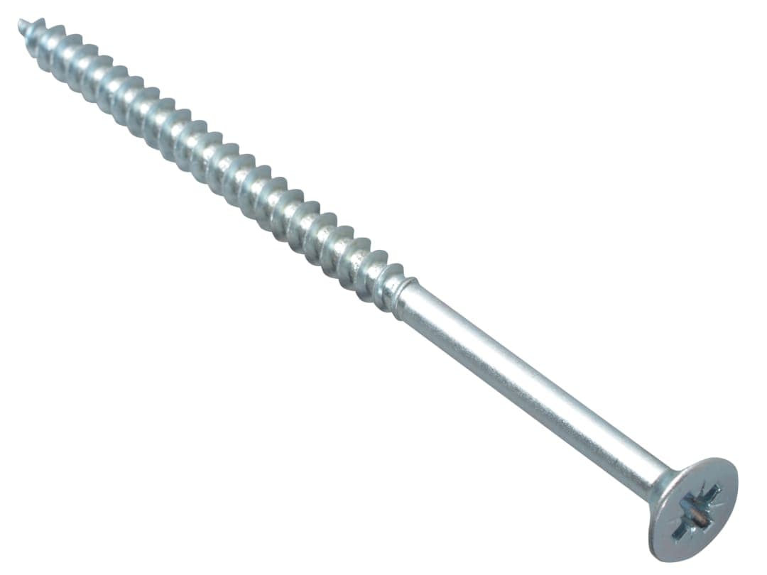 ForgeFix Multi-Purpose Pozi Compatible Screw CSK ST ZP 5 x 90mm Box 100 MPS590ZP