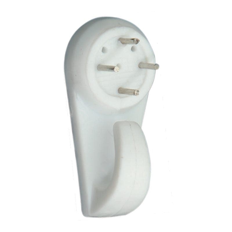 Hardwall Picture Hooks White 40mm Pack 50