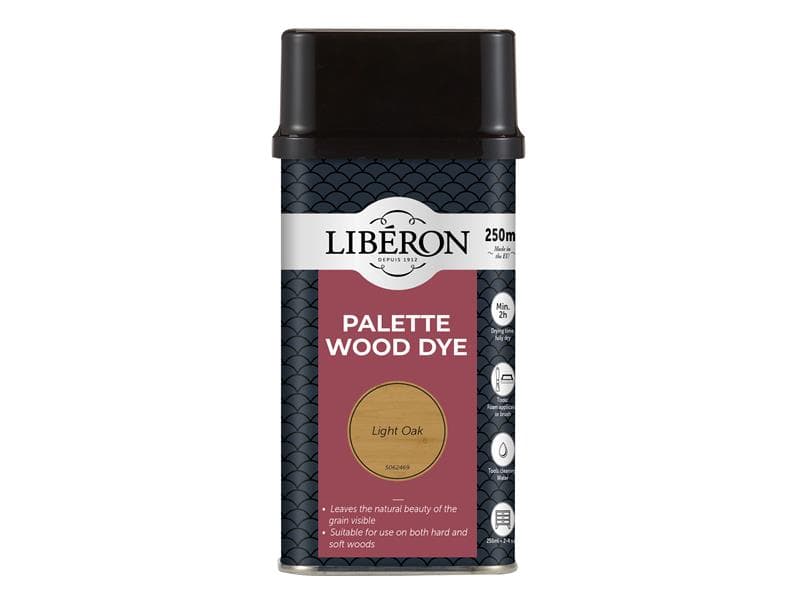 Liberon 014331 Palette Wood Dye Light Oak 250Ml