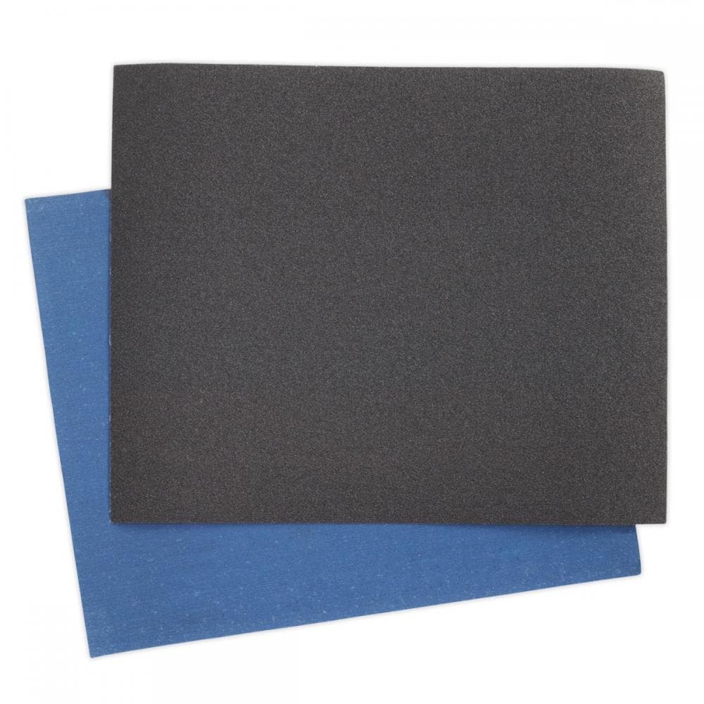 Sealey ES2328150 Emery Sheet Blue Twill 230 X 280Mm 150Grit Pack Of 25