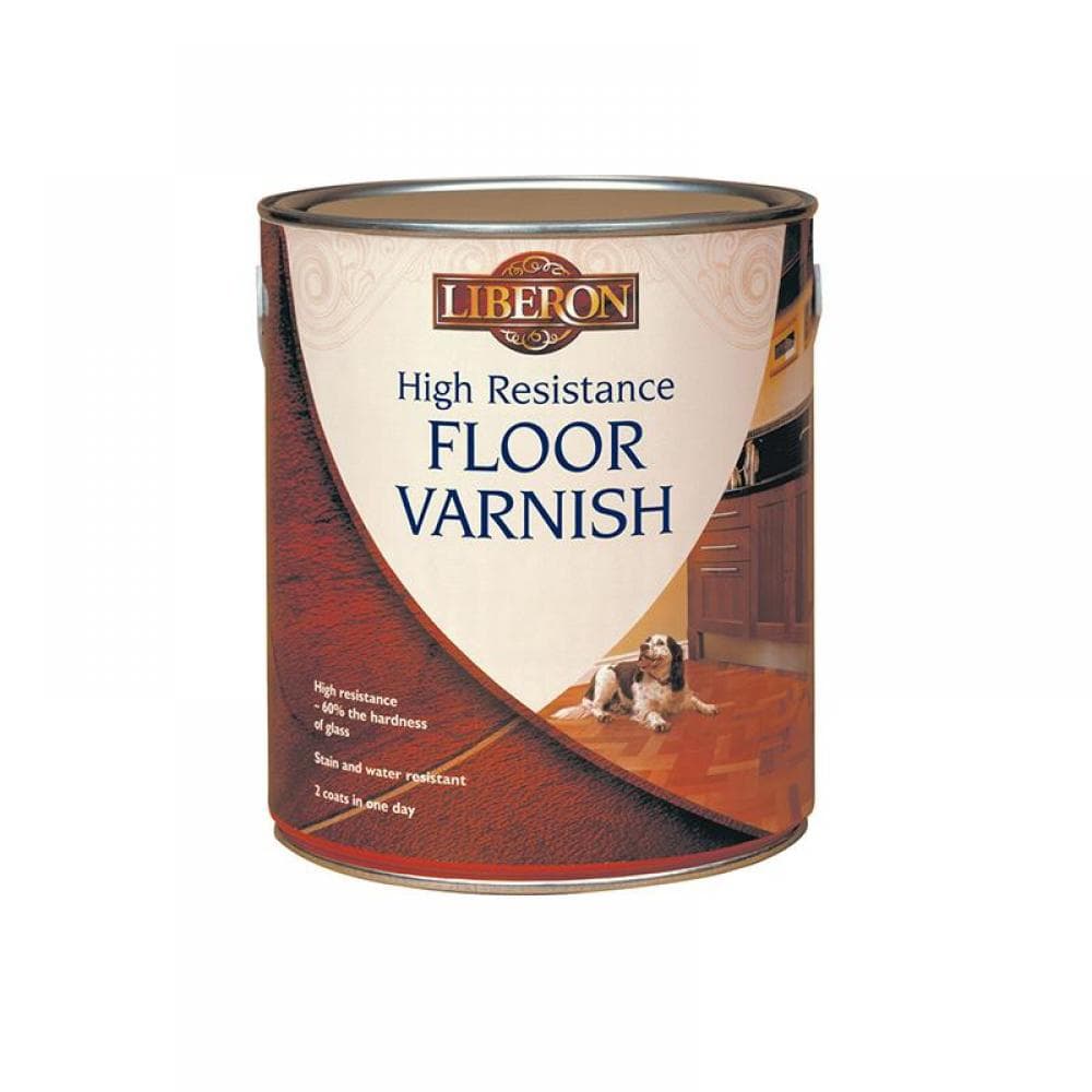 Liberon 024553 High Resistance Floor Varnish Clear Satin 2.5 Litre