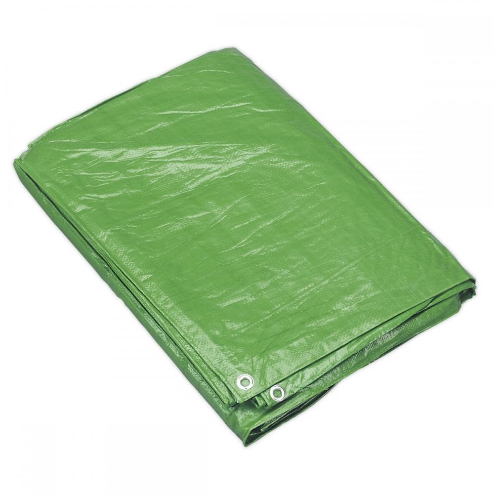 Sealey TARP68G Tarpaulin 1.73 X 2.31M Green