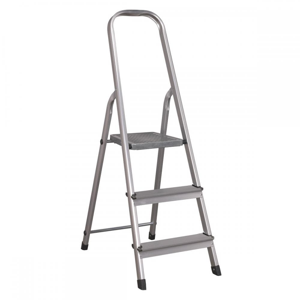 Sealey ASL3S Aluminium Step Ladder 3-Tread En 131