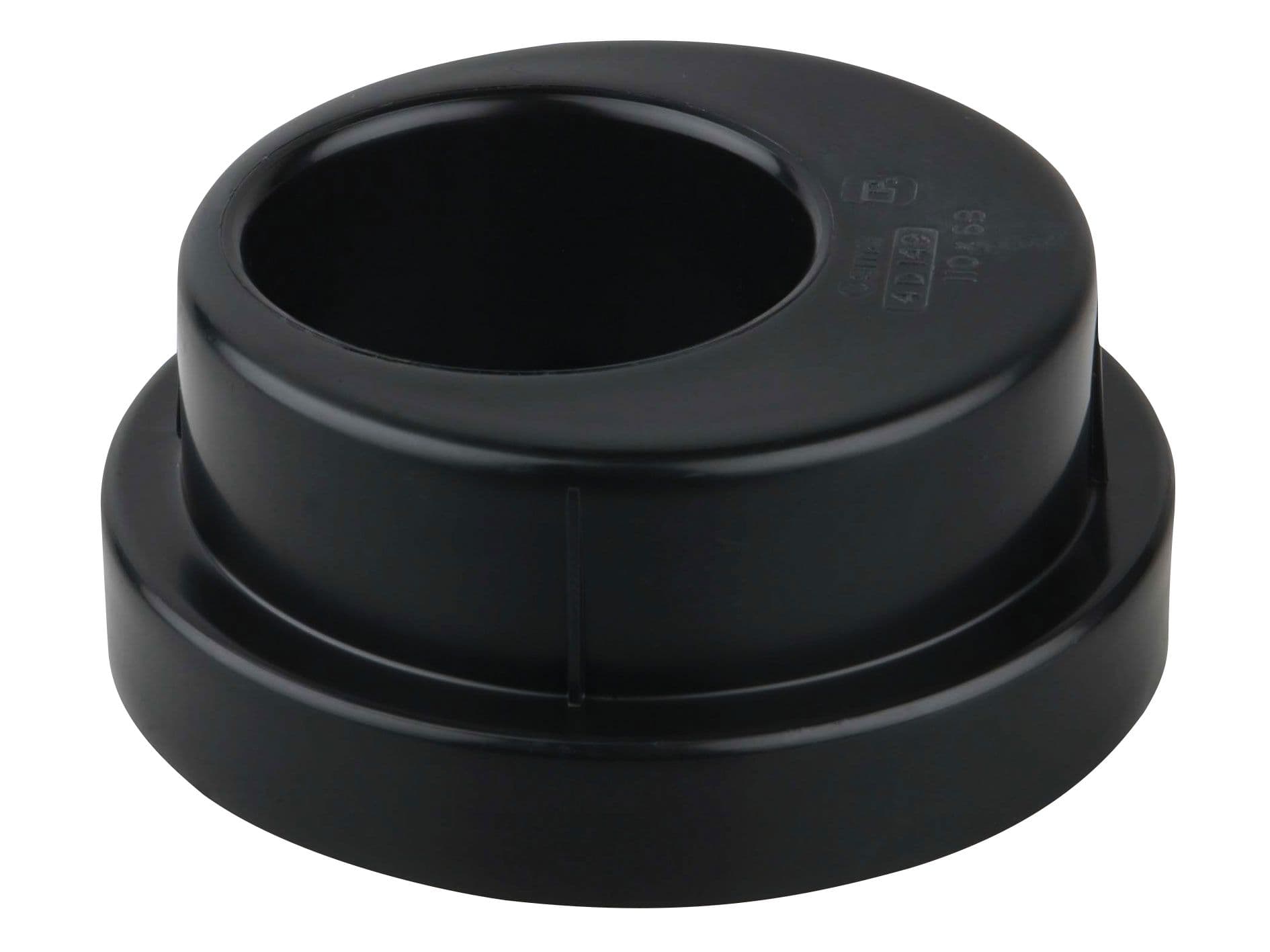 Wavin Osma RoundLine rainwater adaptor 68x110mm black 0T149B