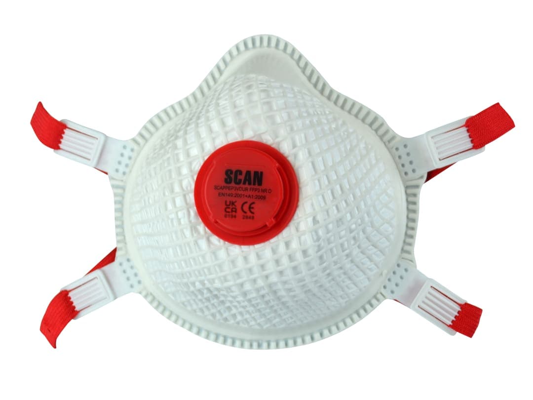 Scan Moulded Valved Masks FFP3 with Mesh (Pack 2) DTCA1N-FD-2