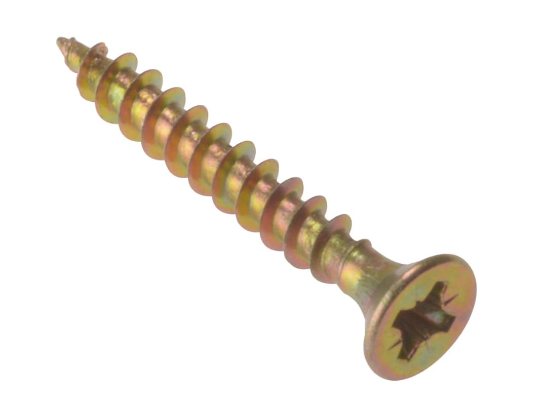 ForgeFix Multi-Purpose Pozi Compatible Screw CSK ST ZYP 3.5 x 13mm Box 200 MPS3513Y