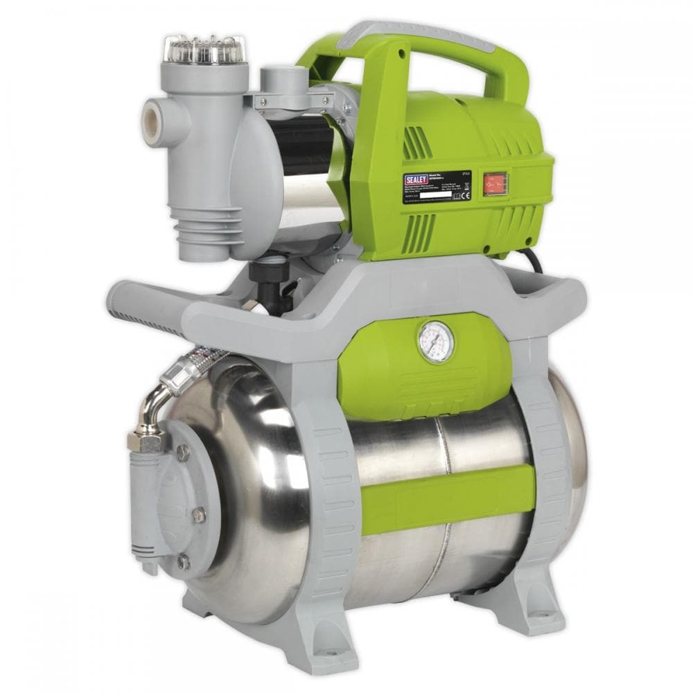 Sealey WPB062S Surface Mounting Booster Pump Stainless Steel 55L/Min 230V