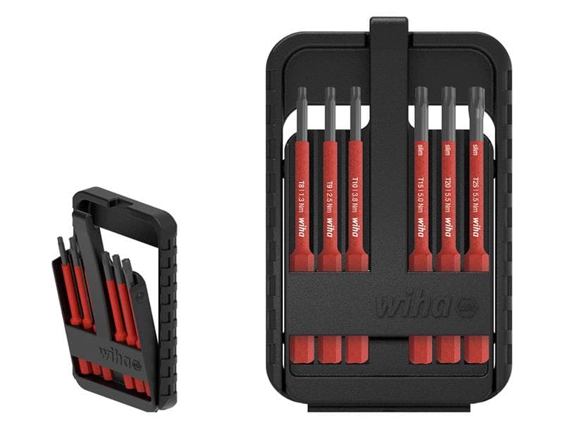 Wiha 43153 Slimbit Electric Torx® Bit Set 7 Piece