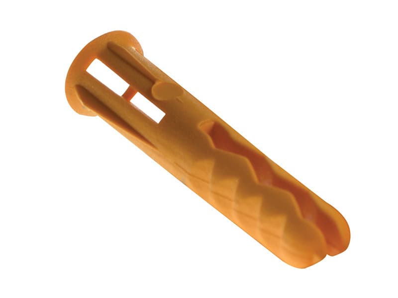 Plasplugs SYP501CC Syp 501 Solid Wall Super Grips™ Fixings Yellow (100)