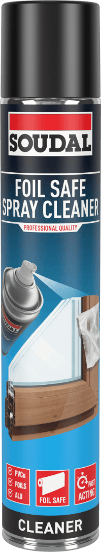 Soudal Foil Safe Pvcu Aerosol Spray Cleaner Clear 750Ml 161040