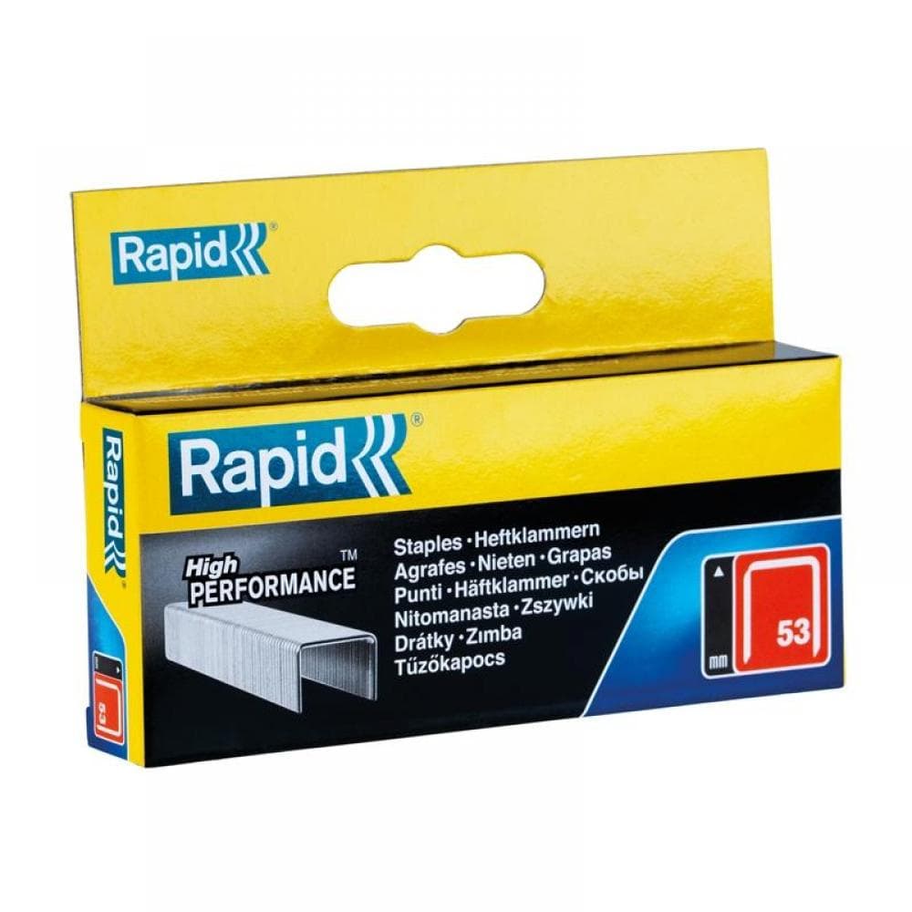 Rapid 11860425 53/14B 14Mm Galvanised Staples (Box 2500)