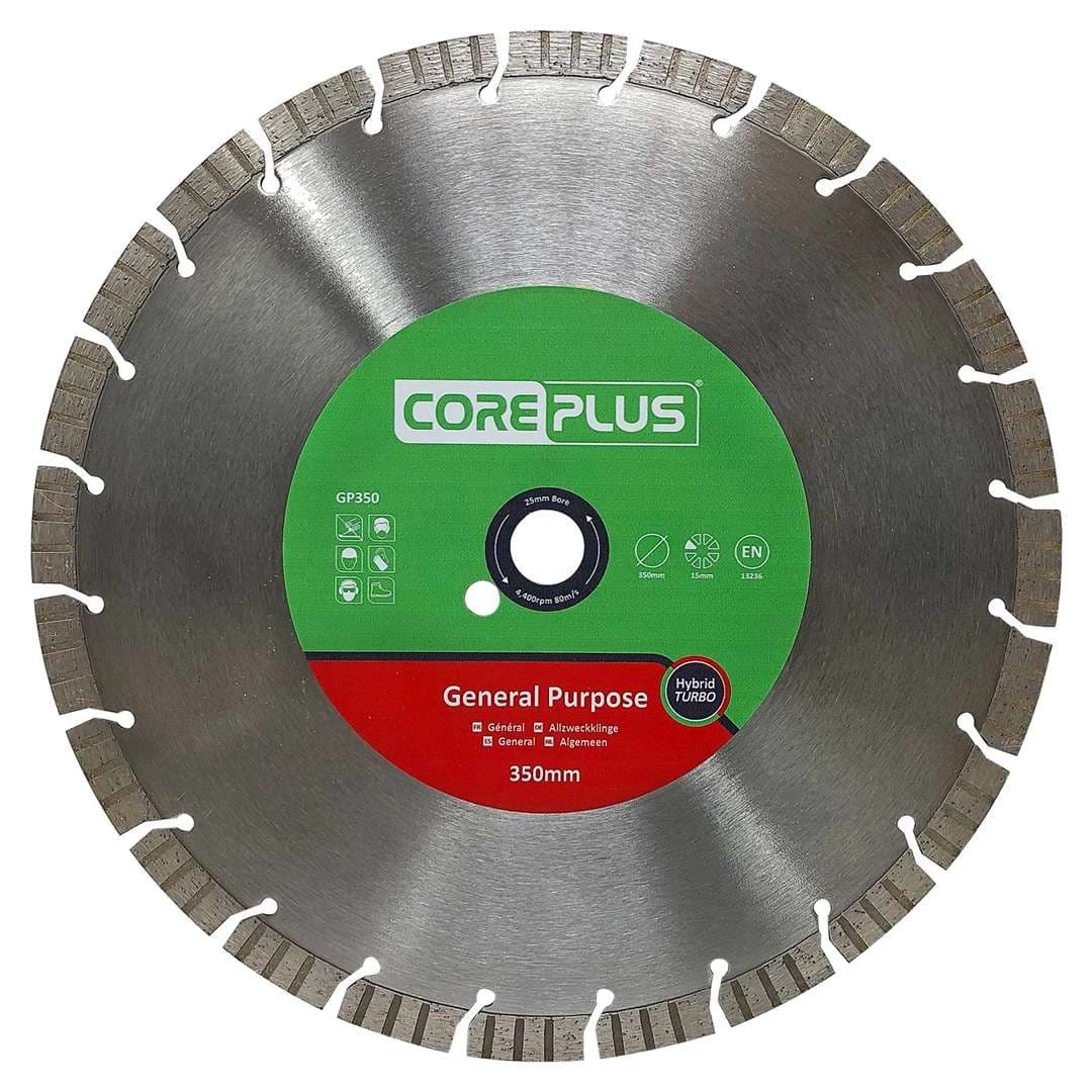 Coreplus CORDBGP350 General Purpose Diamond Blades 350Mm (Box Of 1)