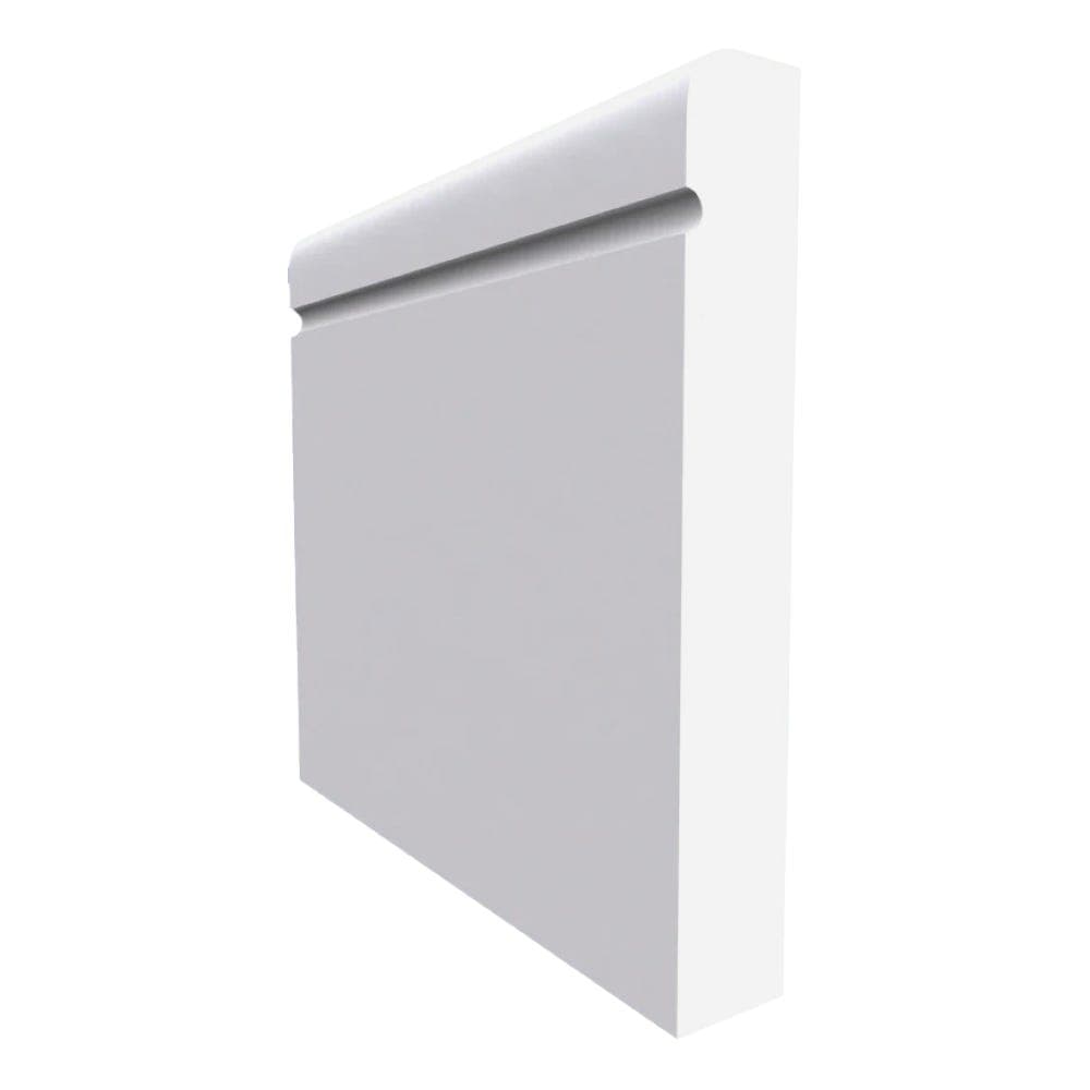 Bullnose C Grooved MDF Skirting Board Unprimed 4200mm x 95mm x 18mm