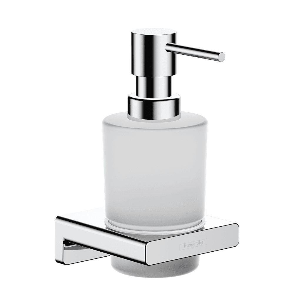 Hansgrohe AddStoris Liquid soap dispenser - Chrome / Matt Glass - 41745000