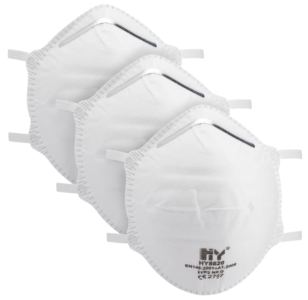 OX FFP2 Moulded Cup Respirator - 3 Pack
