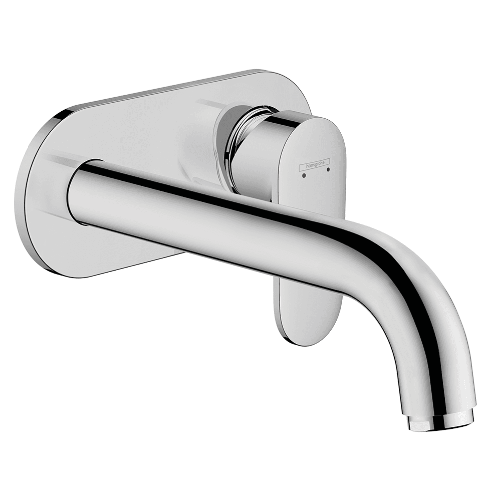 Hansgrohe Vernis Blend Single lever basin mixer for concealed installation wall-mounted with spout 20,7cm - Chrome - 71576000