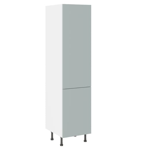 Flatpack 500 Larder Cabinet Slab Supermatt Aquamarine