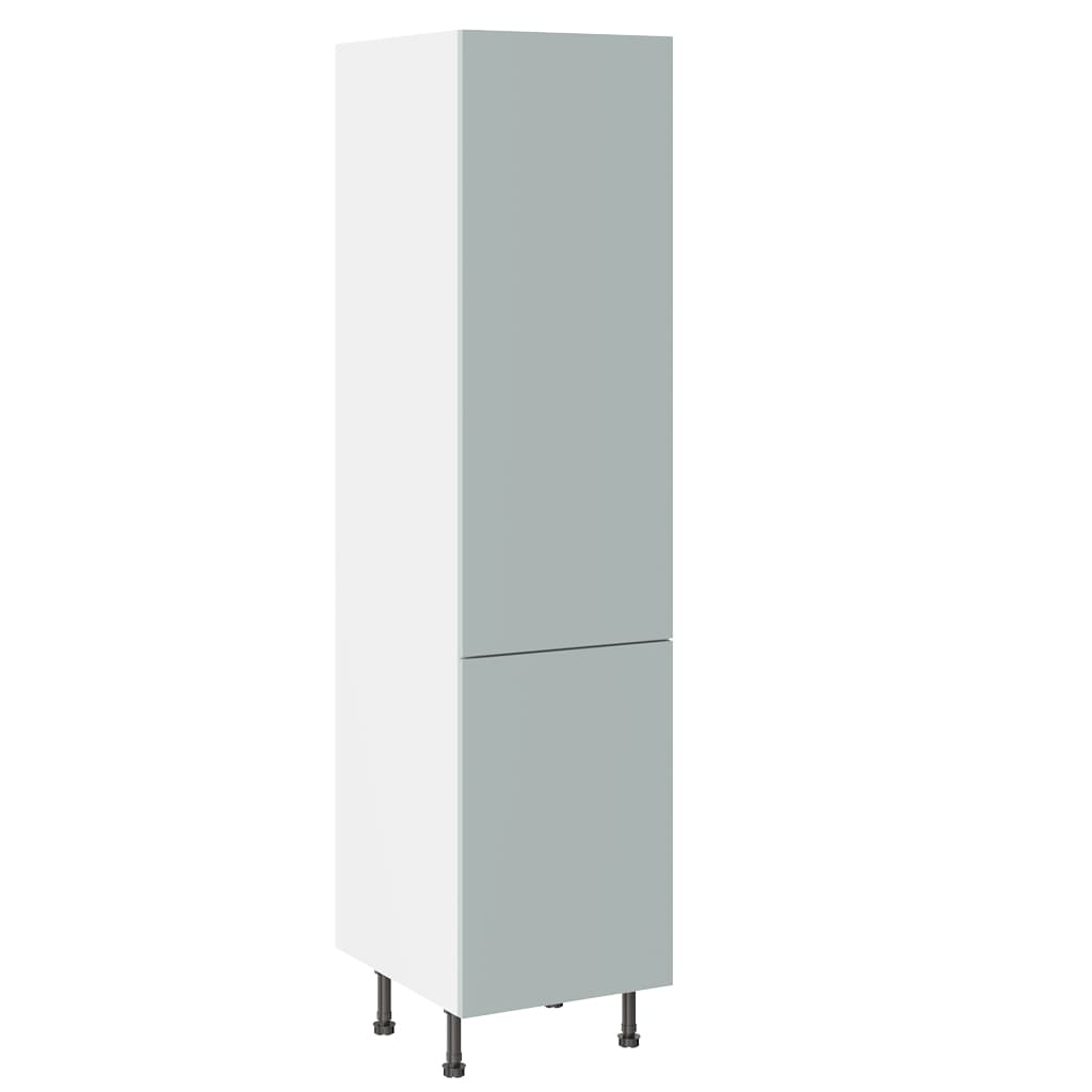 Flatpack 500 Larder Cabinet Slab Supermatt Aquamarine