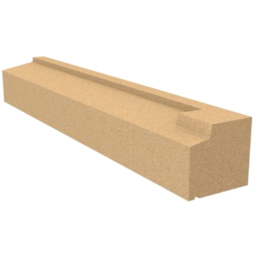 Forticrete Brown Cast Stone Cill Stooled T1-40 Bath 1705 Rh Piece, Size: 850x150x140mm