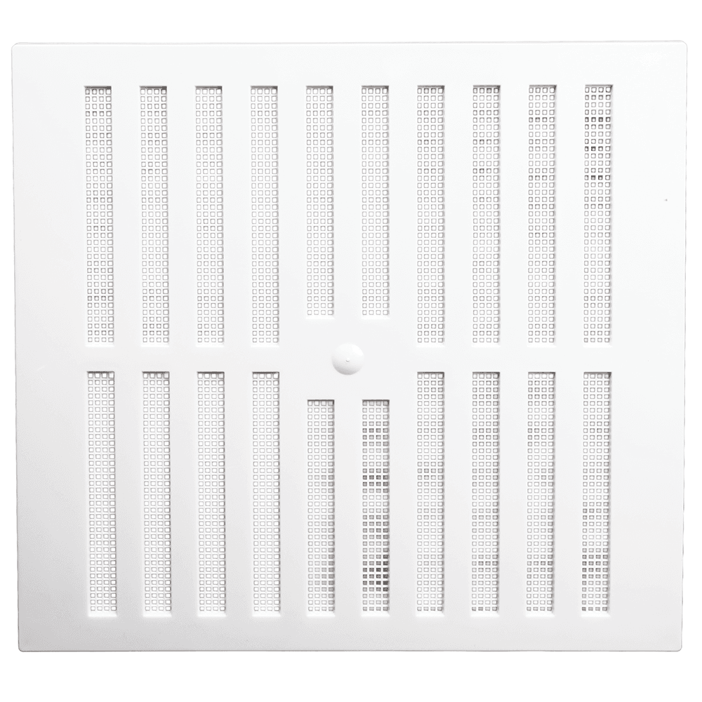 Manthorpe 9" x 9" Adjustable Hit & Miss White