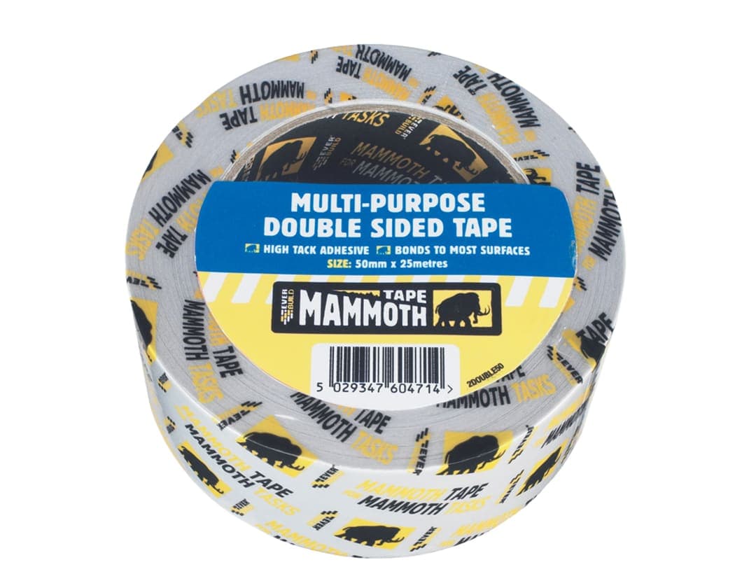 Everbuild Sika Mammoth Multipurpose Double Side Tape 50mm x 5m 488737