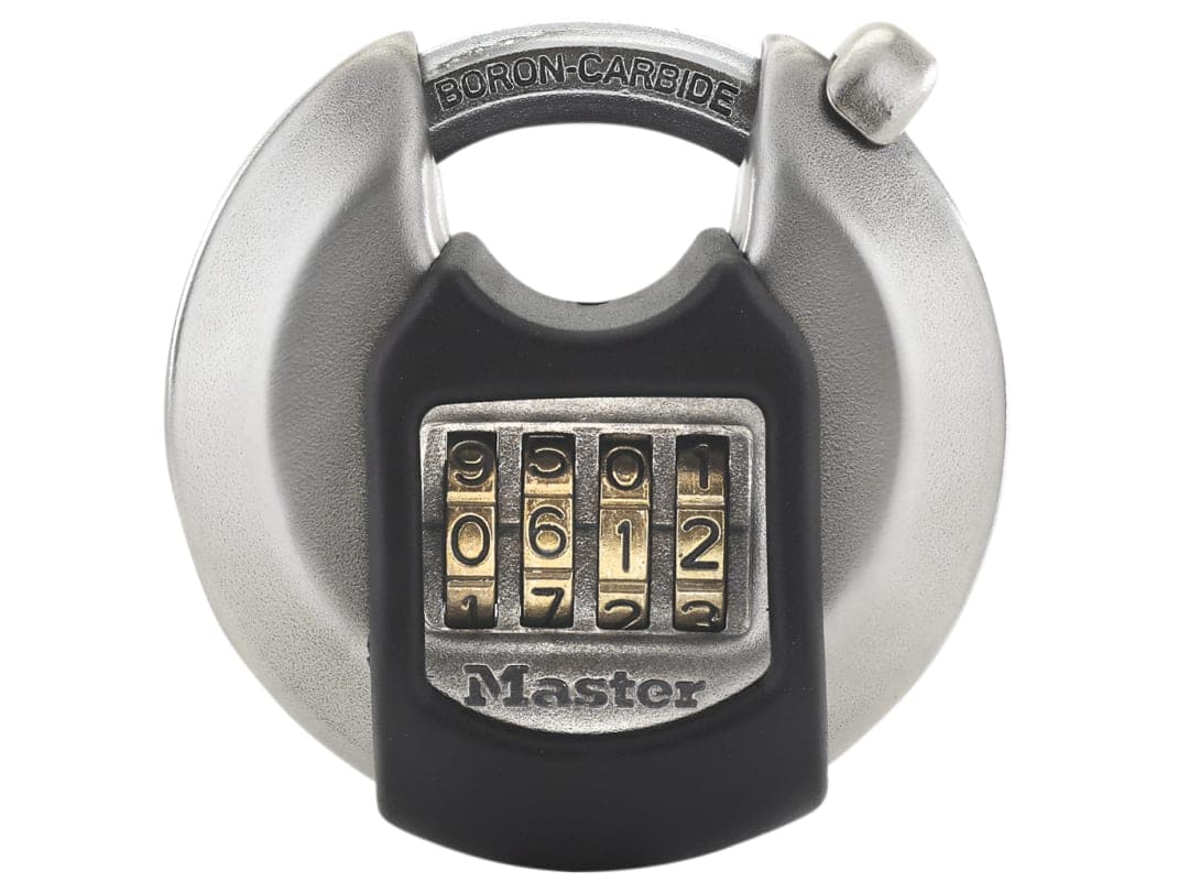 Master Lock Excell™ Discus 4-Digit Combination 70mm Padlock M40EURDNUM