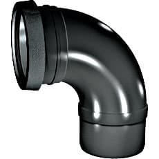 Davant 110Mm Ring Seal Soil 92 S/S Bend Lt Grey RS04G