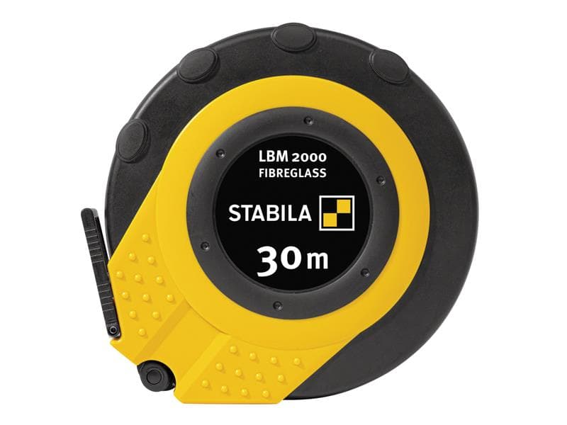 Stabila 19655 Lbm 2000 Closed Fibreglass Tape 30M (Width 13Mm) (Metric Only)