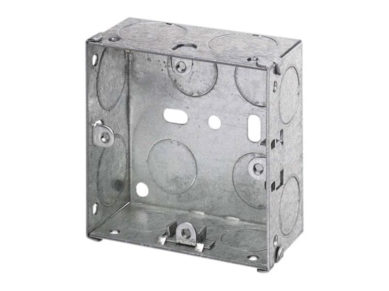 Dencon 8847NB Metal Back Box 1-Gang 25Mm