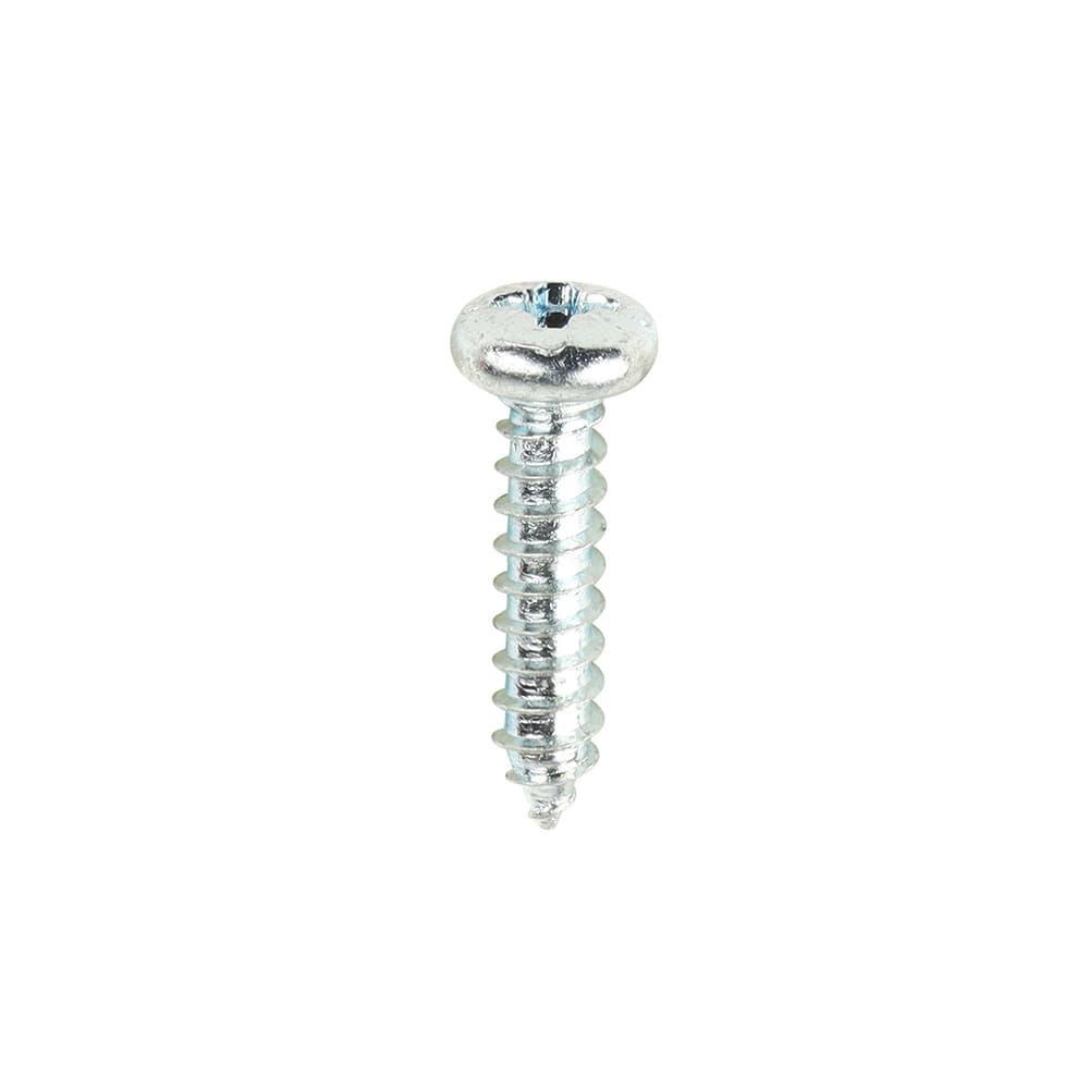 Timco Self-Tapping Screws - Pz - Pan - Zinc Box 200 00412CPAZS