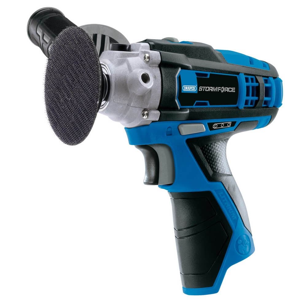 Storm Force 02330 Draper Storm Force® 10.8V Power Interchange Mini Polisher (Sold Bare) each