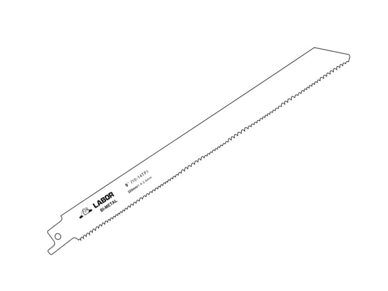 Labor Bim Reciprocating Saw Blades - Wood & Metal | 225Mm | Per 5 LABZBR00900