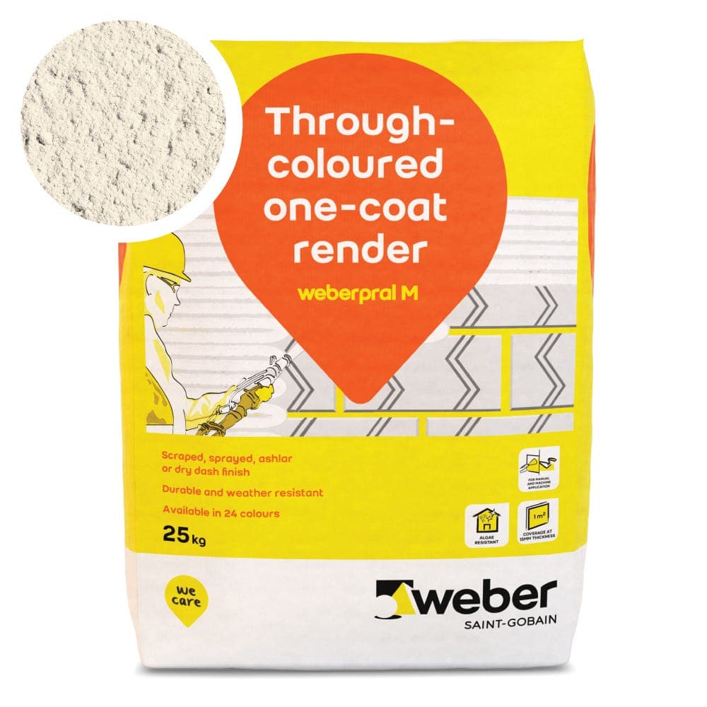 Weberpral M Light Beige Render 25kg - Pack of 10