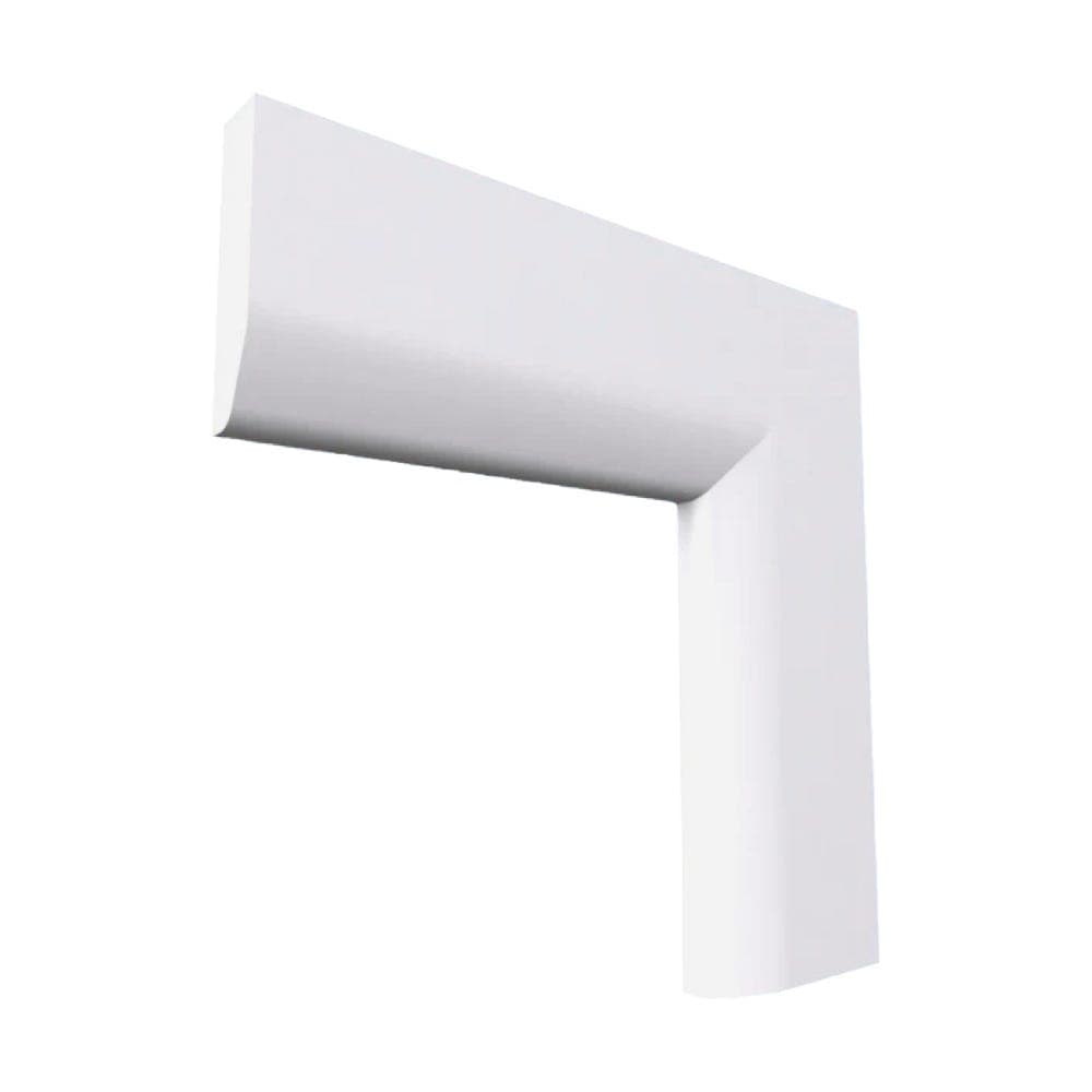 Chamfered Round MDF Architrave White Primed 4200mm x 70mm x 18mm