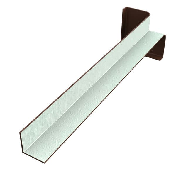 Agate Grey Woodgrain Fascia Internal Corner Trim - 300mm