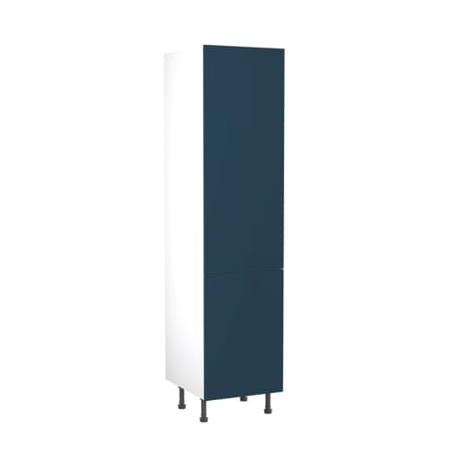 Flatpack 500 Larder Cabinet Slab Supermatt Blue