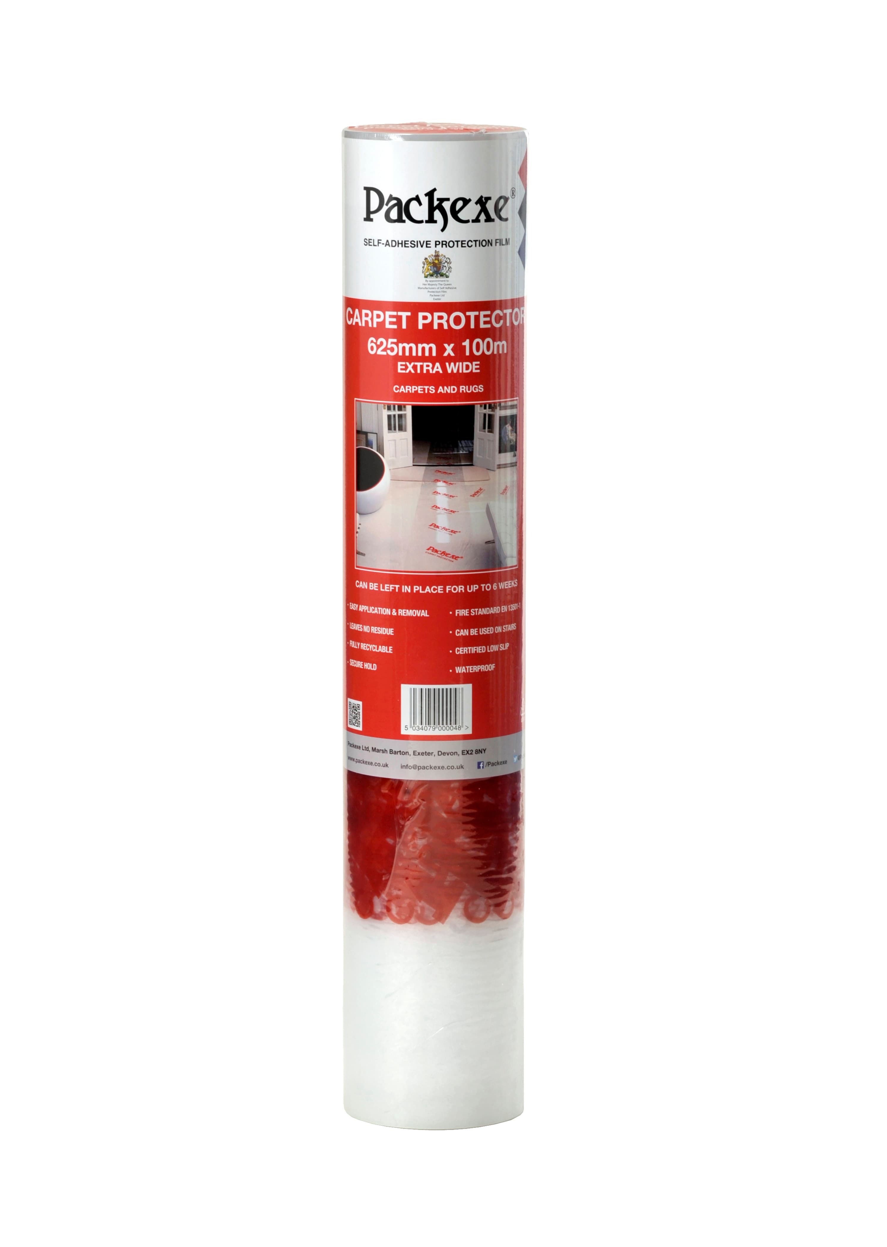 Packexe Carpet Protection Film 625mm x 100m