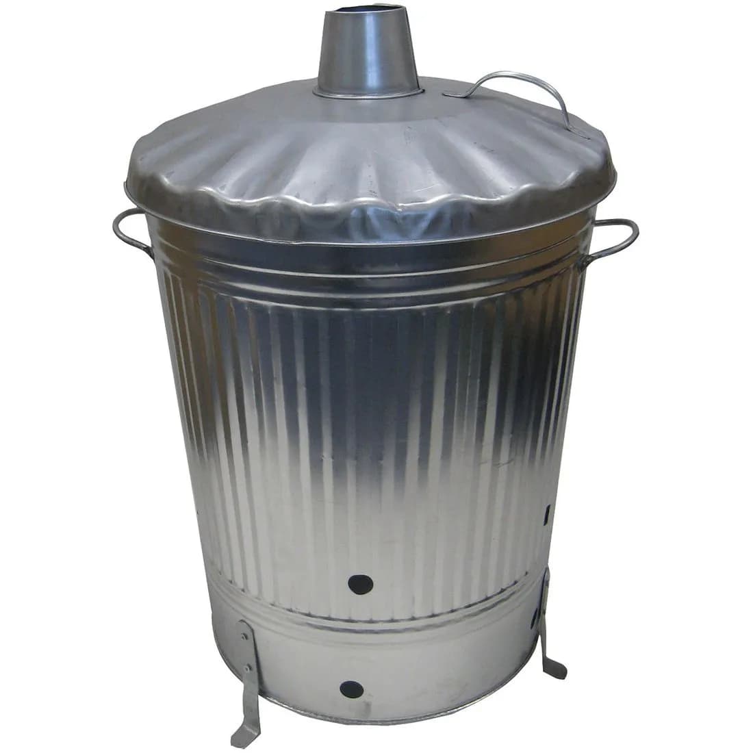Galvanised Incinerator Taper Inc Lid