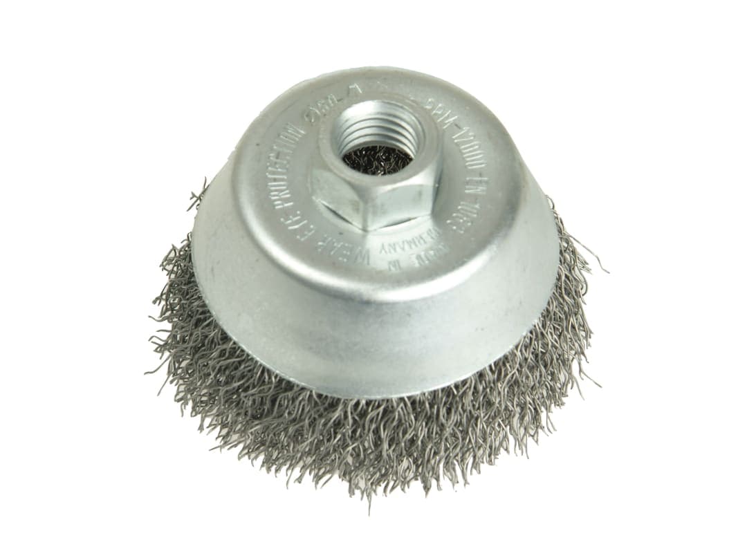 Lessmann Cup Brush 75mm M10, 0.35 Steel Wire 423.164