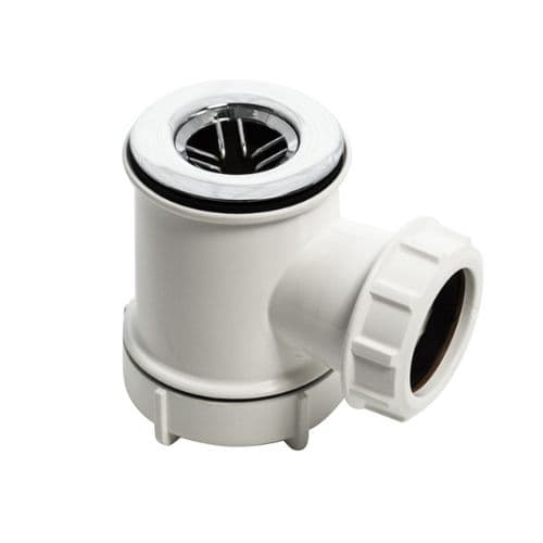 FloPlast Shower Trap Chrome Grid - 40mm x 19mm Chrome