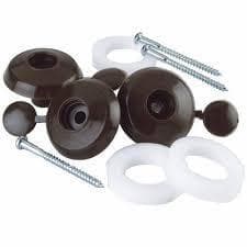PolyX Fixing Buttons - for 25mm Polycarbonate Sheets Brown - Box of 10