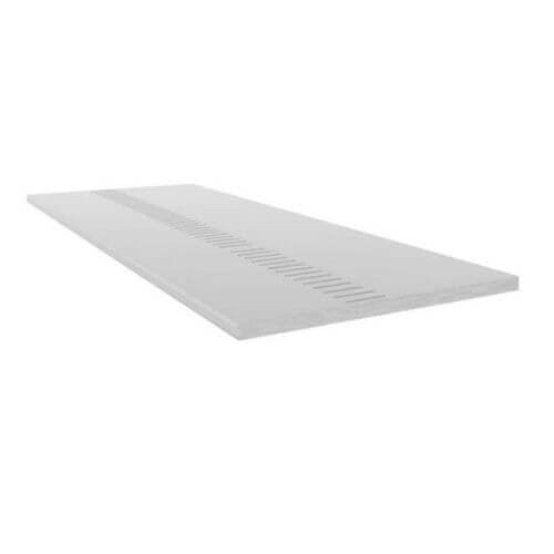 225mm White Vented Soffit Board - 10mm x 5mtr