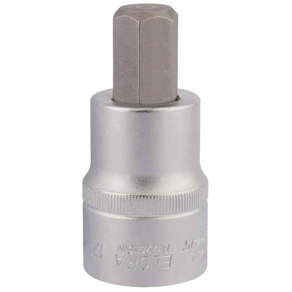 Elora 15553 Hexagon Screwdriver Socket 3/4in Sq. Dr. 17Mm each