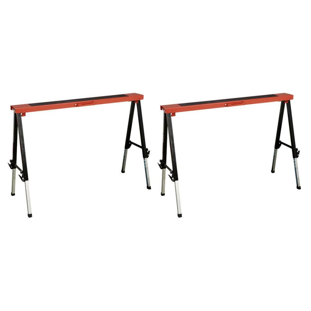 Sealey FTAL12 Fold Down Trestle With Adjustable Legs - Pair