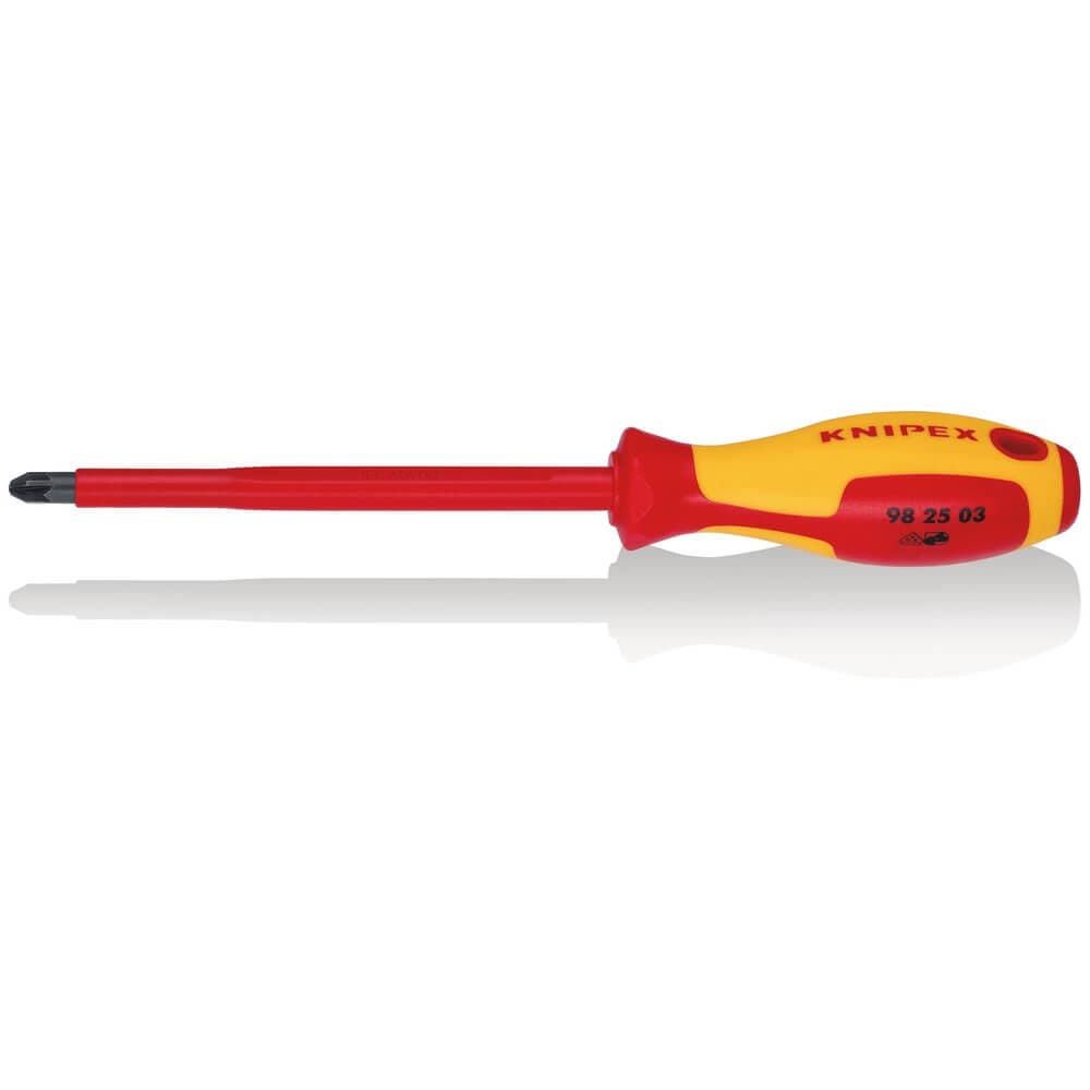 Knipex 98 25 03 Vde Insulated Pozidriv® Screwdriver Pz3 X 150 Mm each 1 69668