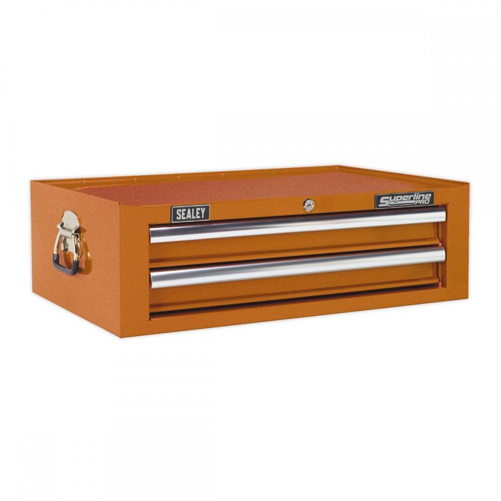 Sealey AP26029TO Mid-Box 2 Drawer With Ball-Bearing Slides - Orange