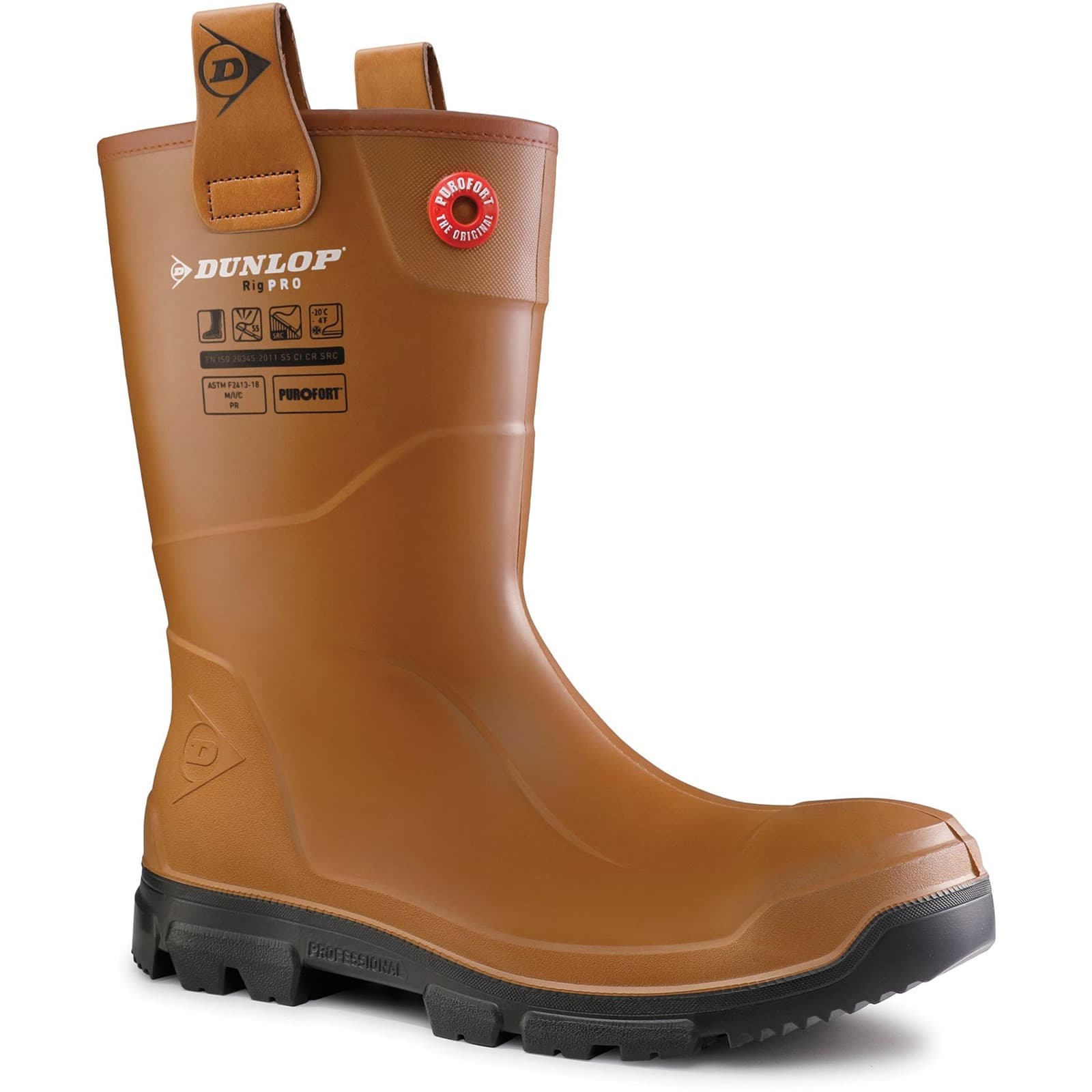 Dunlop Purofort Rigpro Full Safety Wellington Size 11 35180-65704-12
