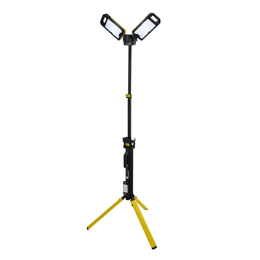 Draper 230V Led Rechargeable Tripod Site Light 50W 5000 Lumens each 1 13885